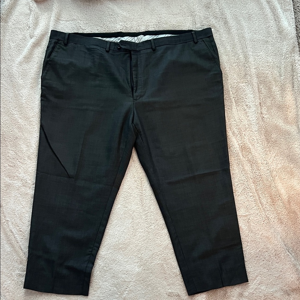 Ralph Lauren Men's Black Dress Pants - Tailored Straight